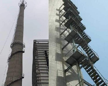 烟囱安装平台勘察现场-南宁