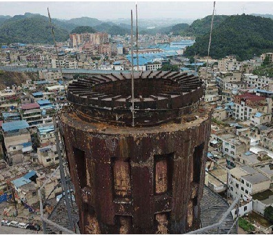 烟囱安装避雷针-防雷措施