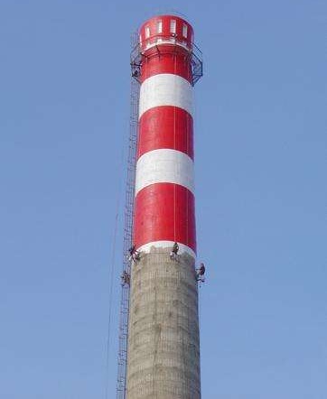 烟囱刷航标表面整平处理及涂刷色环施工要求和标准