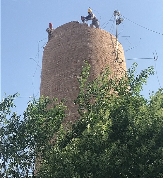 烟囱拆除筒身施工技术要求