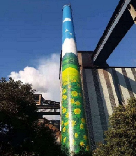 嘉兴烟囱美化的作用