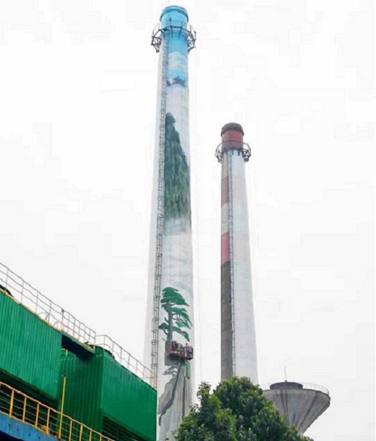 宜昌烟囱美化报价 砼烟囱美化作用