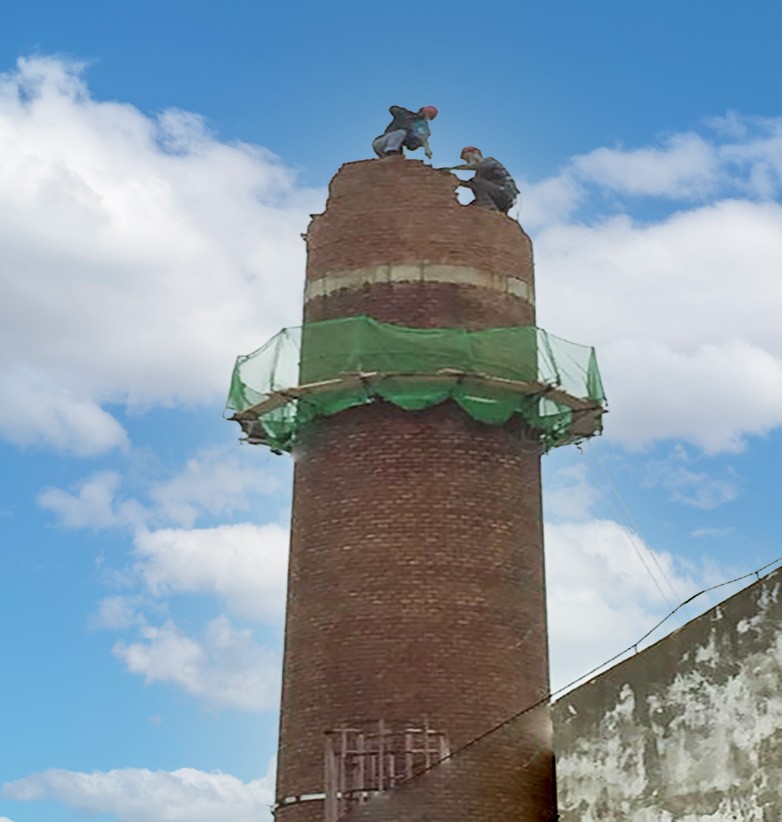 烟囱拆除-现场定制施工方案