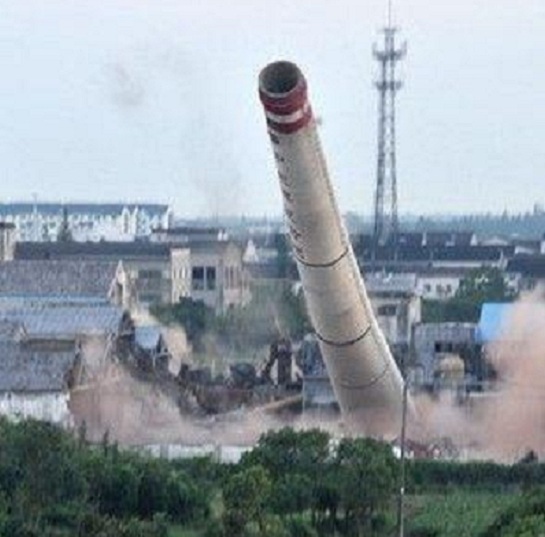 黑龙江烟囱爆破拆除：专业爆破方案与实施步骤